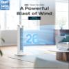 Dreo Smart Tower Fan for Bedroom, Standing Fans for Indoors, 90 Oscillating, 26ft/s Velocity Quiet Floor Fan with Remote, 12H Timer, Voice Control Fans for Indoors, Compatible with Alexa view 2