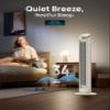 Dreo Smart Tower Fan for Bedroom, Standing Fans for Indoors, 90 Oscillating, 26ft/s Velocity Quiet Floor Fan with Remote, 12H Timer, Voice Control Fans for Indoors, Compatible with Alexa view 3