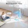 Dreo Smart Tower Fan for Bedroom, Standing Fans for Indoors, 90 Oscillating, 26ft/s Velocity Quiet Floor Fan with Remote, 12H Timer, Voice Control Fans for Indoors, Compatible with Alexa view 4