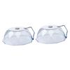DECHOUS 2pcs - Dish for Microwave -oil Splash and Smell Prevention High Temperature up to Space-saving Microwave Plate Cover Versatile Food Storage view 1