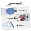 DECHOUS 2pcs - Dish for Microwave -oil Splash and Smell Prevention High Temperature up to Space-saving Microwave Plate Cover Versatile Food Storage view 4