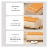 ASWAD Ottoman Couch Bench End of Bed Bench, Modern Upholstered Entry Bench Bedside Bench Storage Bench Bedroom Footstool of Bed Entry Way Modern Ottoman Bench (Color : 06, Size : 60 * 40 * 40cm) view 4