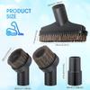 Hubceuo 6 Pieces 25MM and 36MM Vacuum Brush Round Brush, 5.9 Inch Vacuum Floor Brush 1.25 Cleaner Vacuum Attachment Brush Soft view 2