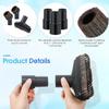 Hubceuo 6 Pieces 25MM and 36MM Vacuum Brush Round Brush, 5.9 Inch Vacuum Floor Brush 1.25 Cleaner Vacuum Attachment Brush Soft view 4
