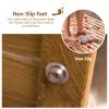 Solid Teak Bathroom Shower Mat, 20 24 27 30 32 Inch Length, Waterproof Shower Floor Mat with Non-slip Foot for Elderly/ Children, Raised Wood Bath Mat for Inside Shower ( Size : 20x26x1.4in(51x66x3.5c view 4