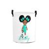 Custom Laundry Basket with Name Personalized Baby Laundry Hampers Customized Dirty Clothes Hamper for Boys Girls Collapsible Storage Basket with Handle for Living Room Bedroom view 1