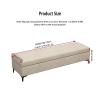 Bench seat with storage, bedroom storage bench, upholstered bench, wooden storage bench, end of bed storage bench, bed ottoman bench, entrance bench, narrow bench suitable for bedroom, foyer, entrance view 2