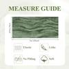 Asee'm 4pcs Cheesecloth Table Runner 120 Inches Sage Green Boho Gauze Cheese Cloth Runner 10FT Rustic Sheer Table Runners for Summer Wedding Baby Shower Holiday Party Decoration view 2