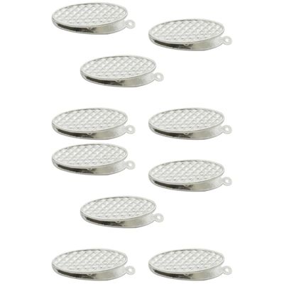 MAGICLULU 10pcs Napkin Clips Bib Holder Clips Napkin Holder Chain Practical Design for Home Dining Hall
