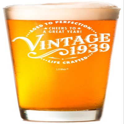 1939 86th Birthday Gifts Beer Glass for Men Women | Birthday Gift Man Woman Turning 86 | Funny 86 th Party Supplies Decorations Ideas | Eighty Six Year Old Bday | 86 years Gag Vintage Pint Presents