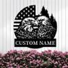Bald Eagle Metal Signs Customized,Personalized Metal Signs For Outdoors,Custom Name Signs,Ideal Home Decor Gifts For Family, Parents, Grandparents, Couples, In-Laws, Friends And New House Celebrations view 1