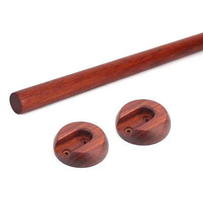 Wooden Closet Rod, Closet Rod With End Supports For Closet Storage1 Pack Premium Closet Pole Wardrobe Cross- Bar Clothes Hanging Rods Polished Natural Beech Wa(Size:140cm 55inch,Color:2cm 0.78inch)
