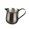 Ciieeo 1pc Stainless Steel Milk Jug for Frothing Coffee Cup and Latte Art for Home and Restaurant Use Large Silver view 1