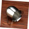 Ciieeo 1pc Stainless Steel Milk Jug for Frothing Coffee Cup and Latte Art for Home and Restaurant Use Large Silver view 4