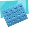 Ciieeo 2pcs Fish Tail Silicone Mold for Fondant Cake Decorating Blue Food-grade Eco-friendly Baking Tool for Gummies Chocolates More view 2