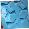 Ciieeo 2pcs Fish Tail Silicone Mold for Fondant Cake Decorating Blue Food-grade Eco-friendly Baking Tool for Gummies Chocolates More view 3