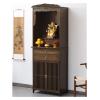 Meditation Table Niche, Shrine, Standing Cabinet, Buddha Cabinet, Offering Table, Shrine, Buddha Platform, God of Wealth, Bodhisattva, Buddha Statue, Household Offering Table Altar Table ( Size : 70cm view 4