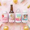 100 Pack Custom 1st Birthday Can Cooler with Photo Name, Personalized Bulk Insulated Neoprene Drink Holder for First Birthday Party Favors, 1st Birthday Decorations Boy or Girl view 4