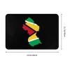 SIYTUAU Guyana Terrain Map Bathroom Rugs 16x24 Inch Ultra Soft Non Slip Bath Mat Kitchen Bedroom Rug Door Mat view 3