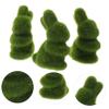 Amosfun 3pcs Adorable Simulation Dolls for Easter Decoration Cute Fur Moss for Home and Party Table Decor view 3