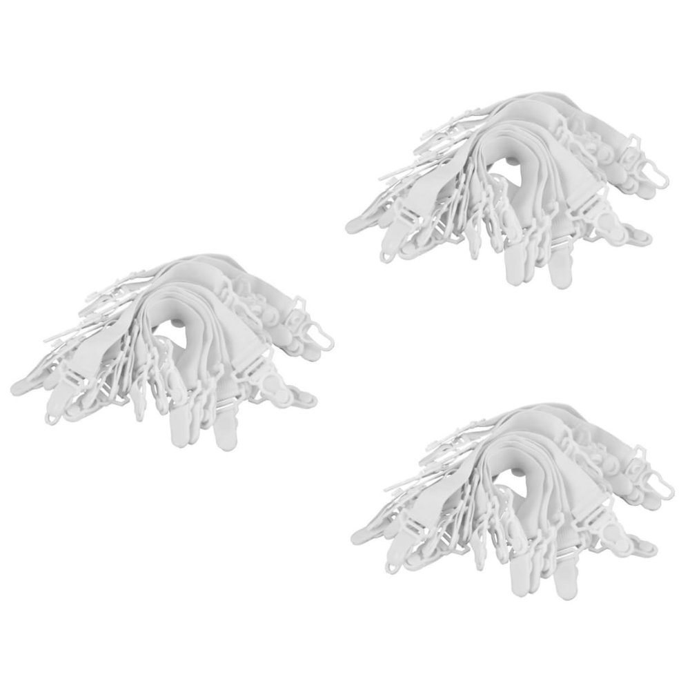 Zerodeko 48pcs Elastic Bed Sheet Grippers Bed Sheet Fastener Clips Queen Double Holder Dryer Holder Fastener