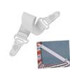 Zerodeko 48pcs Elastic Bed Sheet Grippers Bed Sheet Fastener Clips Queen Double Holder Dryer Holder Fastener view 3
