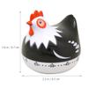 Reminder 2pcs Plastic Chicken Kitchen Timer Manual Countdown Timer for Cooking view 2