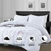 All-Season Pinch Pleated Down Alternative Comforter | Super King 108x98 Size 1 - Piece | Microfiber Quilt Duvet with 8 Corner Tabs, Ultra Soft Lightweight & Fluffy | Pintuck White view 2