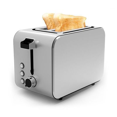 2 Slices Electric Toaster,Compact Wide Slot Toaster,Defrost And Reheat,Removable Crumb Tray,7 Toast Settings,For Sandwiches Meatloaf Bread Bagel Waffle(220V)