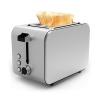 2 Slices Electric Toaster,Compact Wide Slot Toaster,Defrost And Reheat,Removable Crumb Tray,7 Toast Settings,For Sandwiches Meatloaf Bread Bagel Waffle(220V) view 1