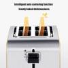 2 Slices Electric Toaster,Compact Wide Slot Toaster,Defrost And Reheat,Removable Crumb Tray,7 Toast Settings,For Sandwiches Meatloaf Bread Bagel Waffle(220V) view 3