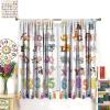 Animal Alphabet Curtains, Funny Colorful Educational Recognizing Numbers Letters Cartoon Pattern Drapes for Kids, Blackout Rod Pocket Window Treatments for Living Room Bedroom Bathroom 55x63in view 3
