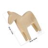 Operitacx 2 pcs Unfinished Wooden Horse Figurines DIY Wooden Horse for Craft Decoration to Paint Table Centerpiece Decor for Parties Festivals and Home Display 7.28 X 6.29 X 1.77 in view 3