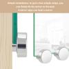 AHANDMAKER 8 Sets Alloy Mirror Mounting Clips Metal Round Glass Bracket Glass Clip Clamps Holder for 6.5mm Flat Glass for Glass Holder Metal Casting Window view 3