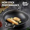 DOTCLAD Wok pan,Hybrid 12 inch Wok with Lid, PFOA Free Cookware,non stick Stainless Steel Woks & Stir-fry pans Nonstick, Dishwasher and Oven Safe, Works on Induction view 2