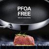DOTCLAD Wok pan,Hybrid 12 inch Wok with Lid, PFOA Free Cookware,non stick Stainless Steel Woks & Stir-fry pans Nonstick, Dishwasher and Oven Safe, Works on Induction view 3