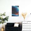 Abstract Art Cosmic Space Planet Canvas Poster Wall Art Decoration for living room, bedroom, kids room, dining room, office, home decor.(Framed16*24in) view 4
