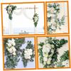 Amosfun 1set Wedding Arch Drape Artificial Flowers Wedding Arch Decor for Events Includes Tulle and Floral Arrangements Elegant Floral Backdrop for Ceremonies and Receptions view 3