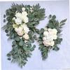 Amosfun 1set Wedding Arch Drape Artificial Flowers Wedding Arch Decor for Events Includes Tulle and Floral Arrangements Elegant Floral Backdrop for Ceremonies and Receptions view 4