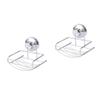 MAGICLULU 2pcs Stainless Steel Wall-Mounted Soap Dish Drain for Bathroom Kitchen Chromium Plating Color Multifunctional Design for Easy Cleaning and Natural Drying view 1