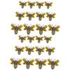PRETYZOOM 3D Bee Wall Decals Removable Double-Layer Stickers for Home Office Kids Room Decoration and Window Art view 1