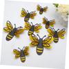 PRETYZOOM 3D Bee Wall Decals Removable Double-Layer Stickers for Home Office Kids Room Decoration and Window Art view 3