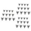 3 Sets 3 Sticker Bee Wall Stickers Double-Layer Bee Stickers Decorative 3 Decals Festival Home Decor Wall DIY Decals Delicate Window Sticker Pearl Paper view 1