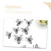3 Sets 3 Sticker Bee Wall Stickers Double-Layer Bee Stickers Decorative 3 Decals Festival Home Decor Wall DIY Decals Delicate Window Sticker Pearl Paper view 3