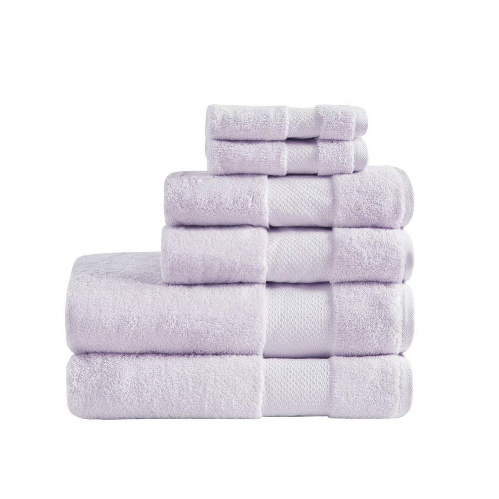 Gracie Mills Thalia 6-Piece 600gsm Turkish Cotton Bath Towel Set