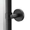 Gatco 5559XFLG Sky, Framed Oval Pivot Mirror, Matte Black | Wall Mount Pivoting Beveled Bathroom Vanity Mirror view 2