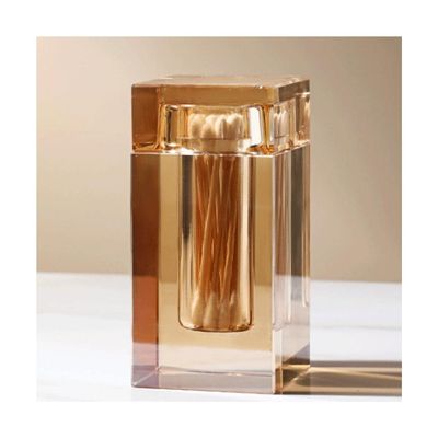 BNVXR Fashion Glass Toothpick Holder with Lid Toothpick Dispenser Portable Toothpick Holder Dispenser for Kitchen Restaurant Decorative Chic