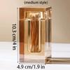 BNVXR Fashion Glass Toothpick Holder with Lid Toothpick Dispenser Portable Toothpick Holder Dispenser for Kitchen Restaurant Decorative Chic view 2