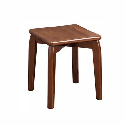 EDWAL Foot Stools Solid Wood Small Stool Household Low Stool Door Shoe Changing Stool Raw Wood Stool Footstool Simple Small Square Stool Living Room Wooden Stool Sofa Footrest