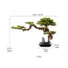 Fake Plants Plant Potted Artificial Plant Hotel Simulation Bonsai Tree Porch Zen Welcome Pine Ornament 20.4 Inch Artificial Tree Simulation Bonsai Tree view 2